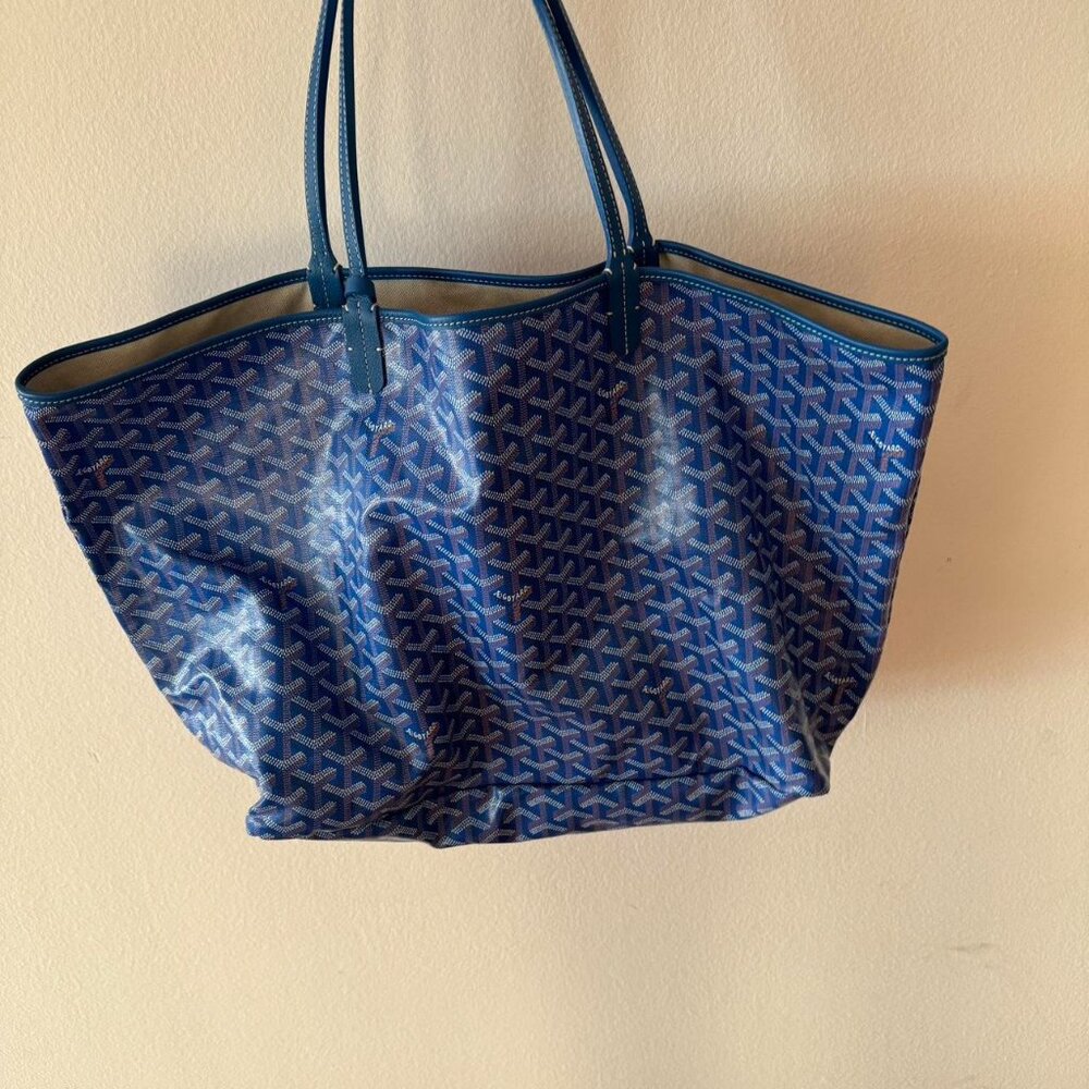 Mint Condition | Goyard St Louis GM Cabas Bleu Sky Blue | worn twice